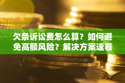 北京欠条诉讼费怎么算？如何避免高额风险？解决方案速看！