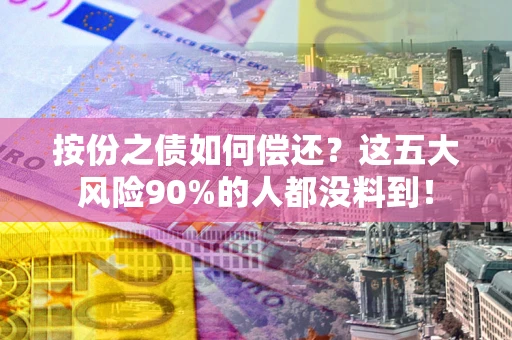 北京按份之债如何偿还？这五大风险90%的人都没料到！