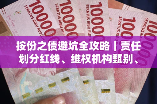 北京按份之债避坑全攻略｜责任划分红线、维权机构甄别、纠纷处理全流程拆解