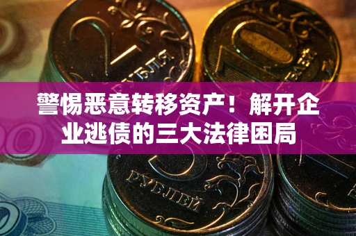 北京警惕恶意转移资产！解开企业逃债的三大法律困局